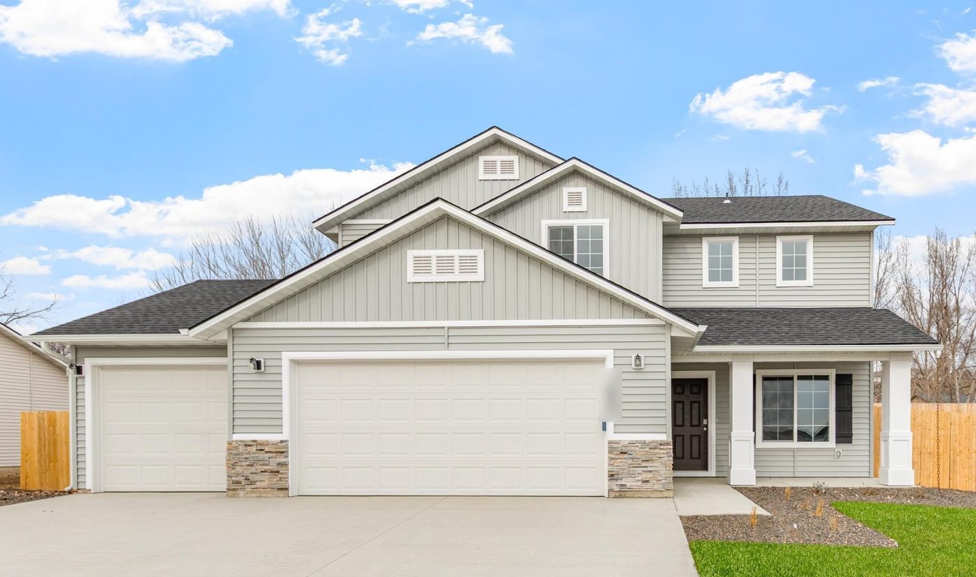 Two-story starter home in a new Treasure Valley neighborhood