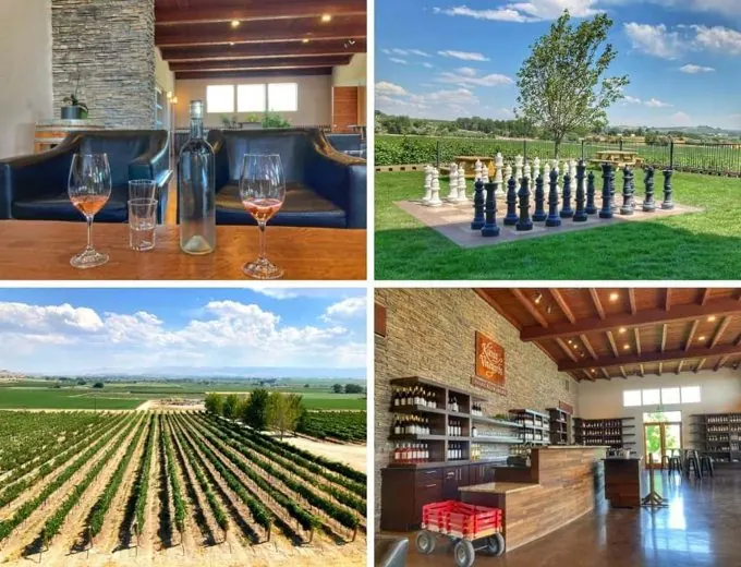 Caldwell-area winery tasting rooms, vineyards and lawn games