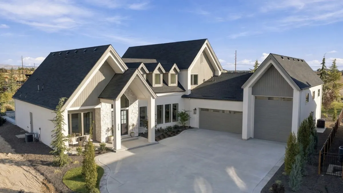 Modern farmhouse-style luxury home in Eagle